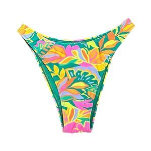 Wild Fable Multicolored Tropical Floral Bikini Bottoms, Size S (4-6), NWT